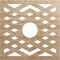 Ekena Millwork Chevron Wood Fretwork Pierced Ceiling Medallion, Red Oak, 20"OD x 5 1/8"ID x 1/4"T CMWP20X20X0250CHRO - alternate 1